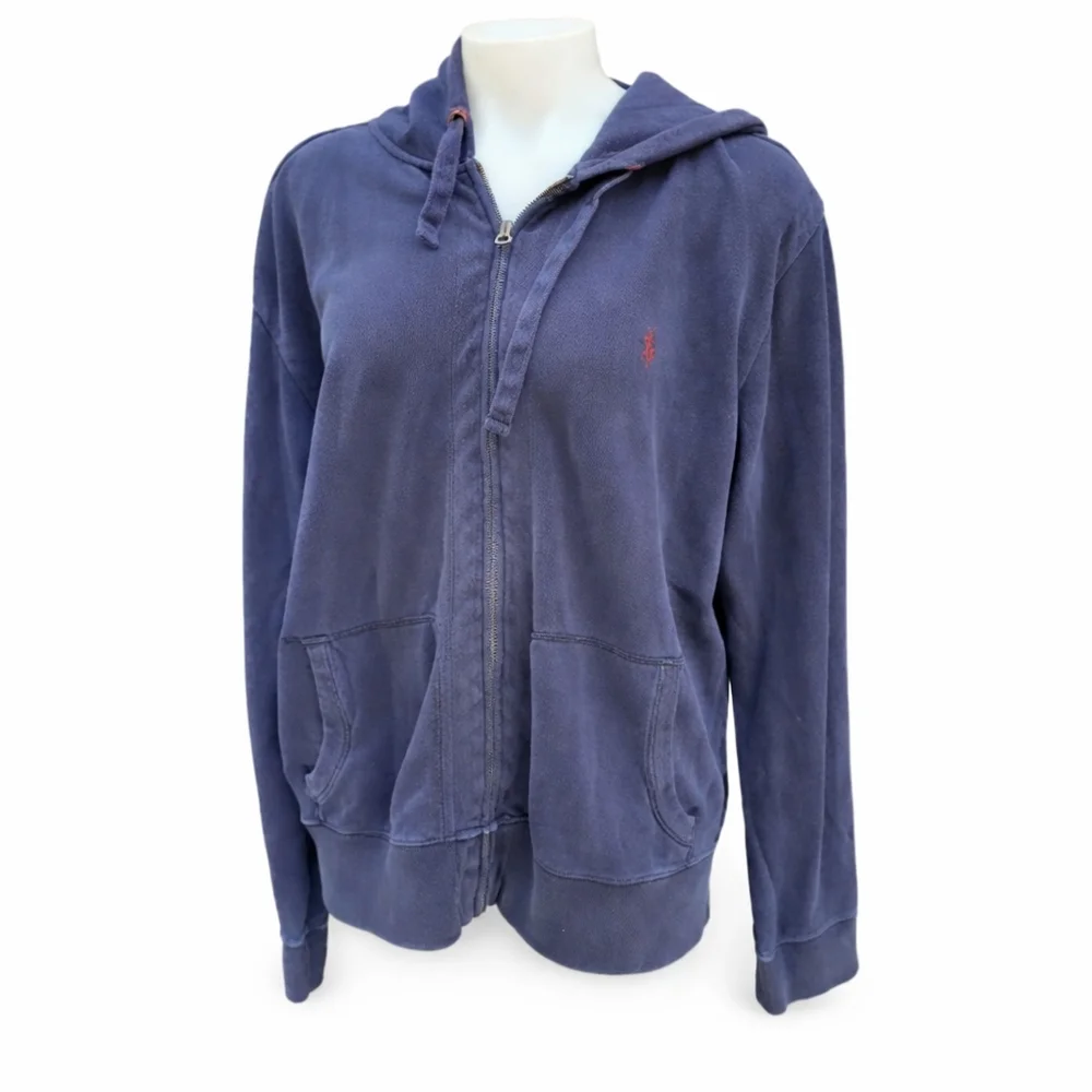 Polo Ralph Lauren Blue Logo Hoodie‎ XL
